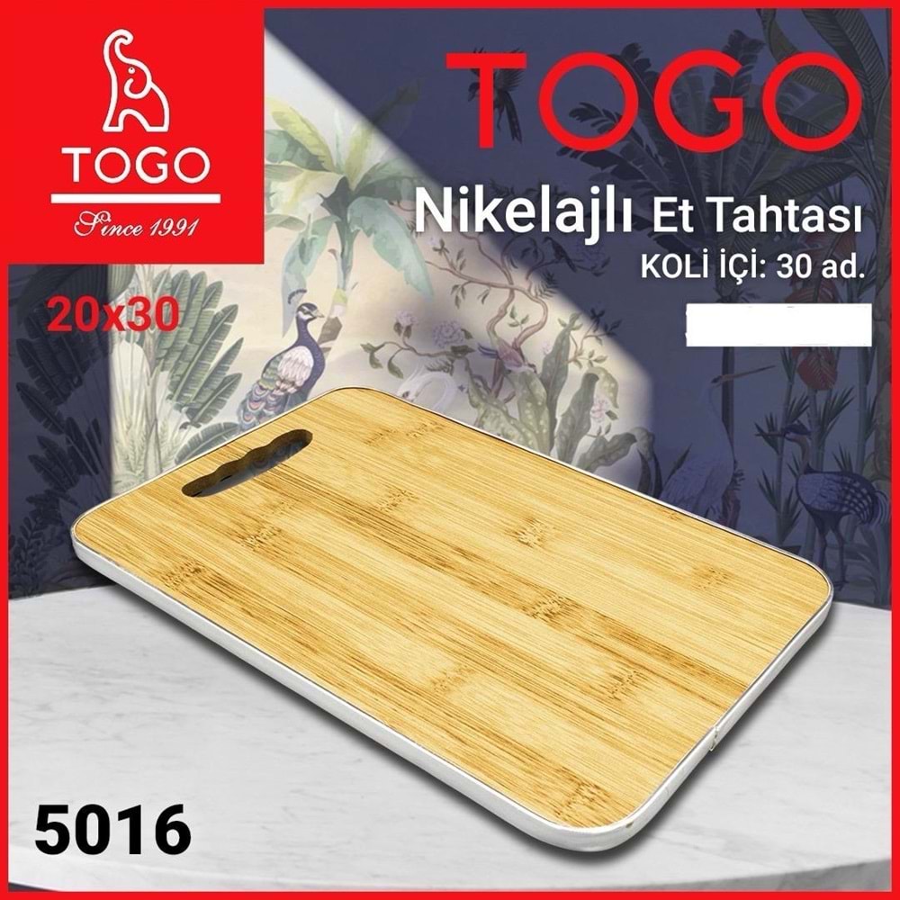 TOGO NİKELAJLI 5016 ET KESME TAHTASI 20X30 *30