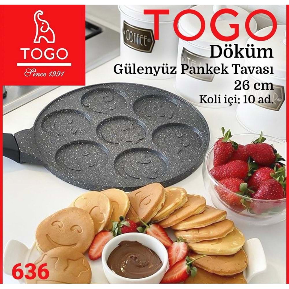 TOGO DÖKÜM GÜLENYÜZ PANKEK *12