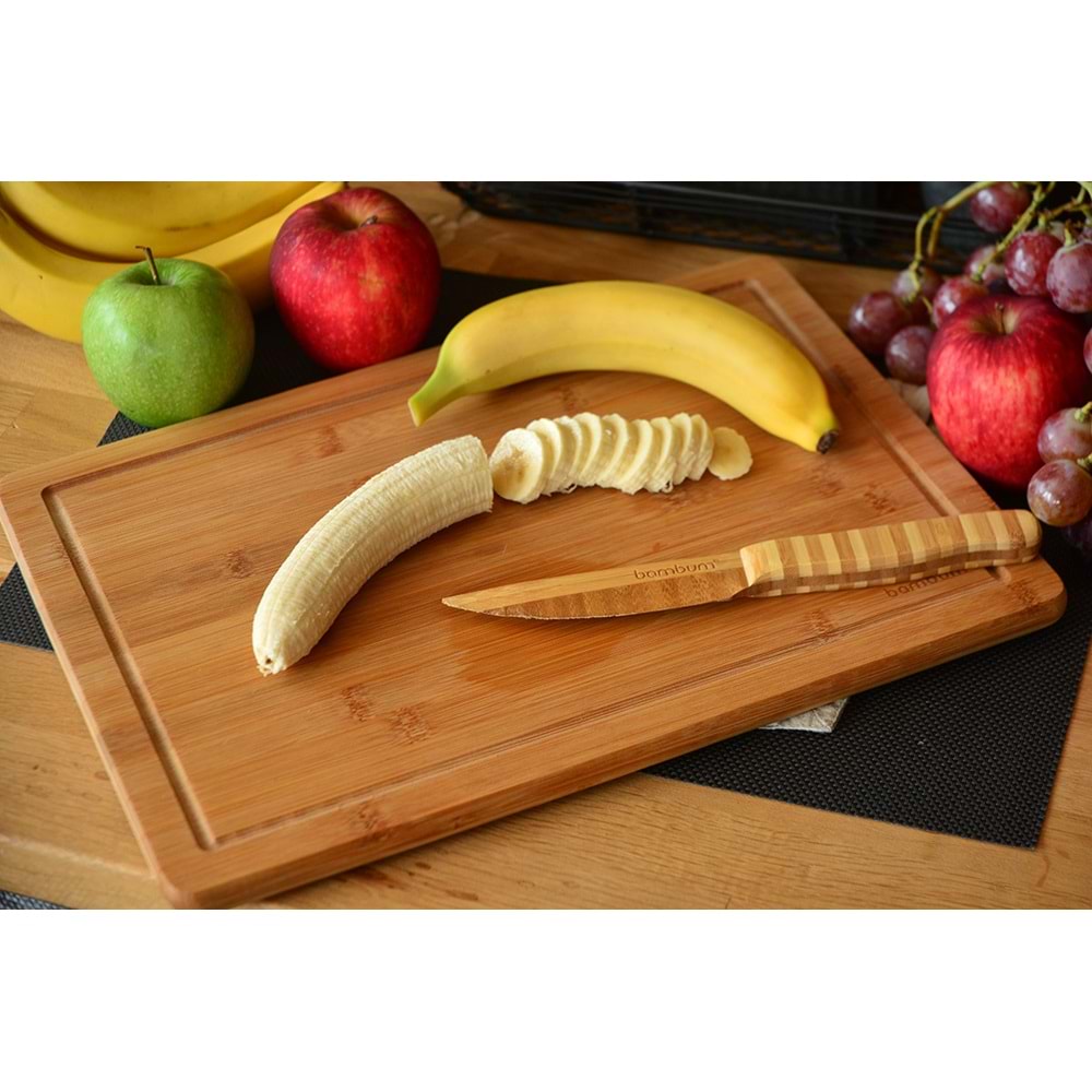 BAMBUM B2647 RİTTO ORTA KESME & STEAK TAHTASI