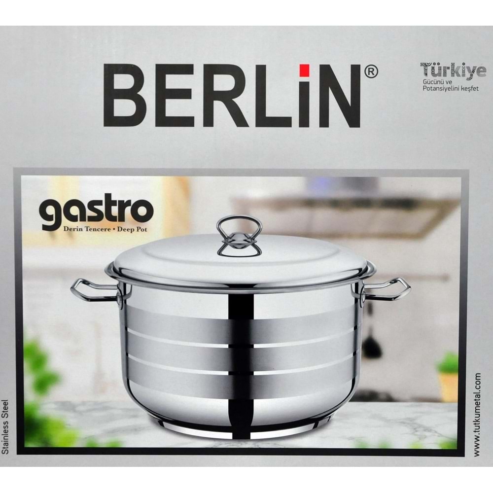 BERLİN GASTRO 22CM DERİN TENCERE*6