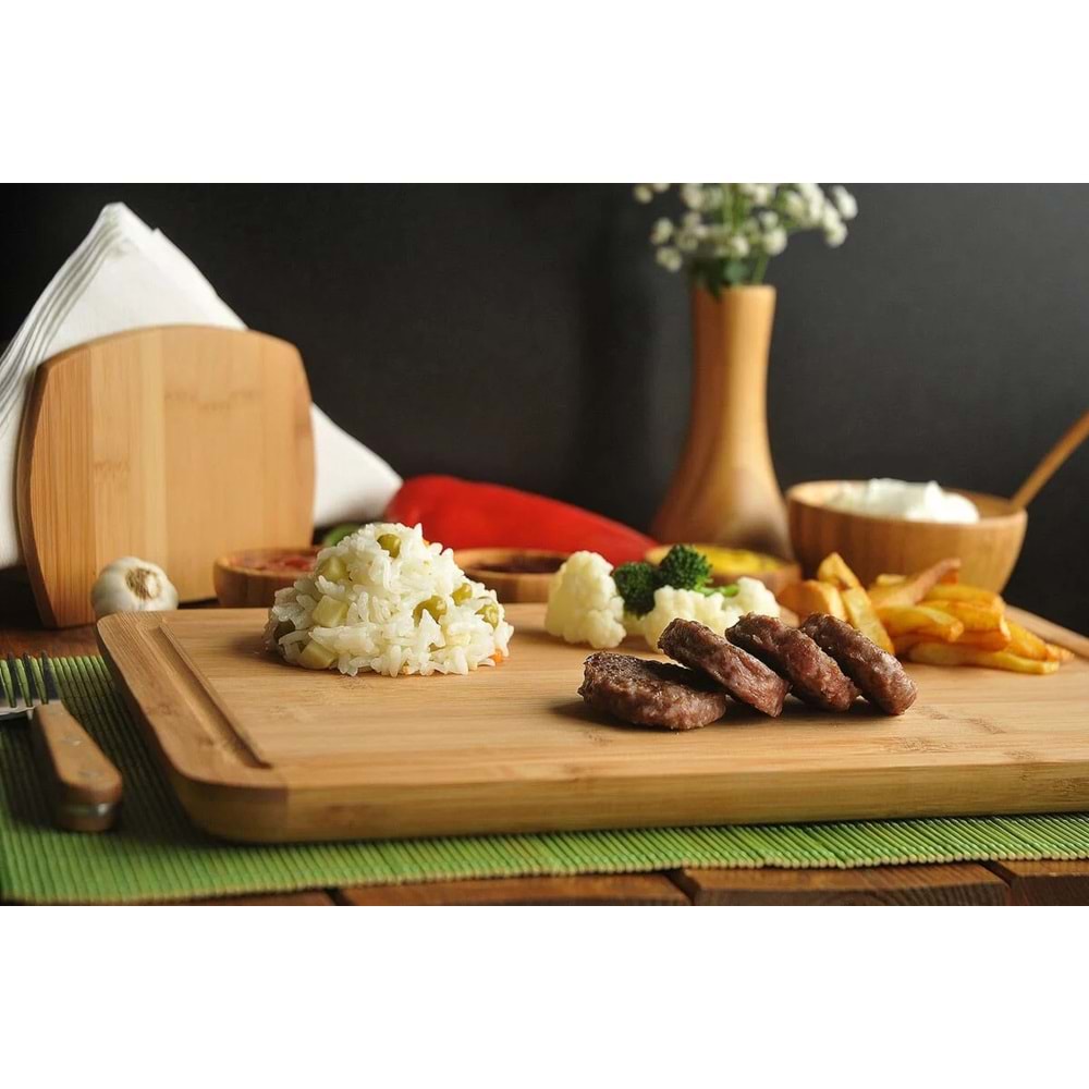 BAMBUM BKTO03 TOSCANA BÜYÜK KESME STEAK TAHTASI