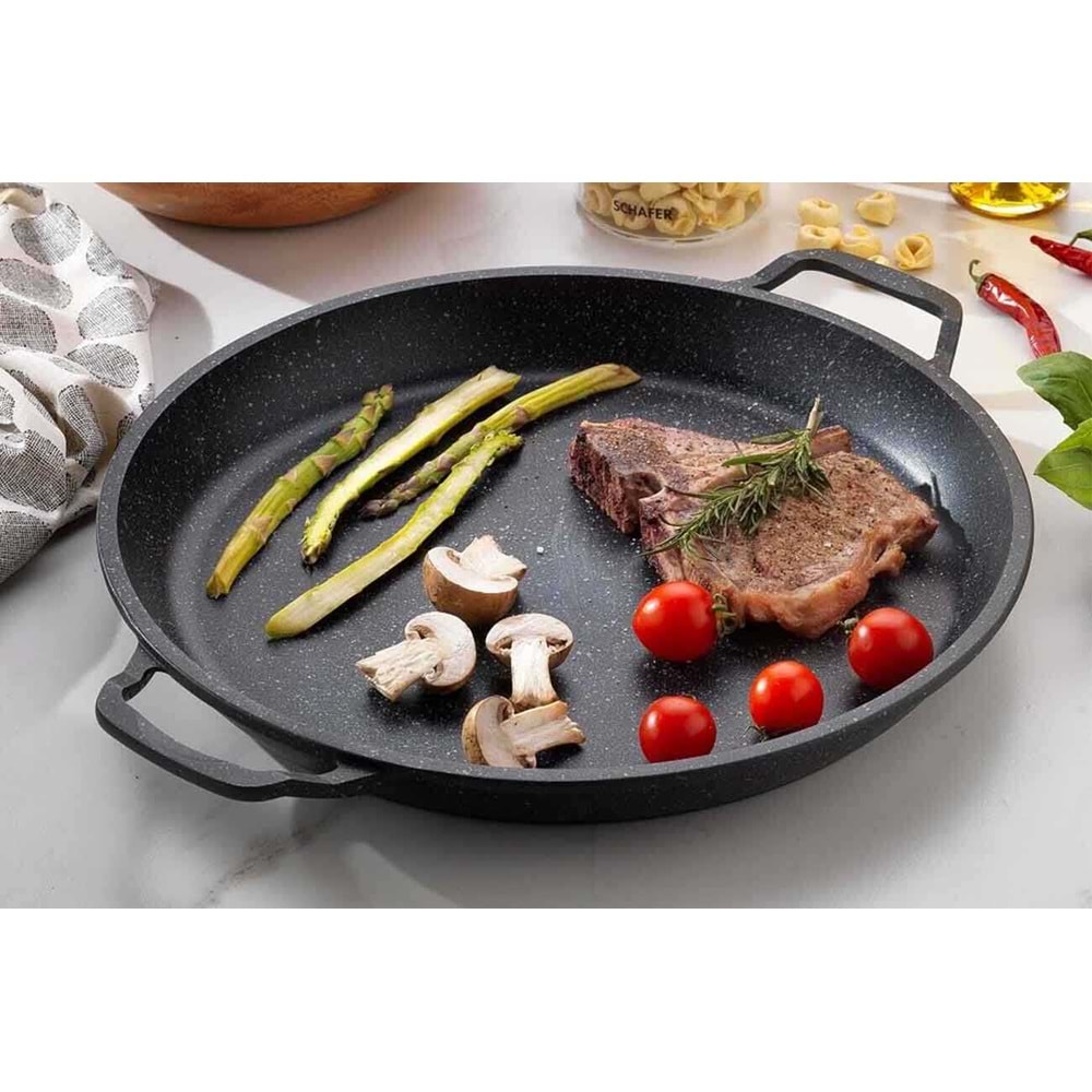 CMŞ 36CM ÇİFT KULP DÖKÜM TAVA *15