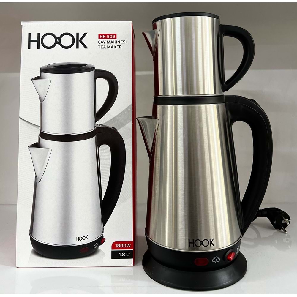 HOOK HK-509 İNOX ÇELİK ÇAYCI*4