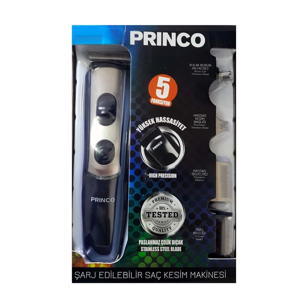 PRİNCO PR-520 5 FONKSİYONLU TRAŞ MAKİNESİ