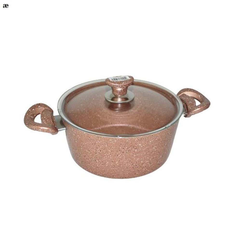 ÇIRAĞAN 28CM EZME GRANİT DERİN TENCERE *8