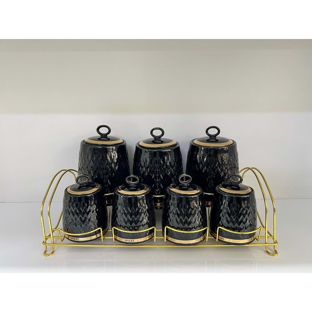 TEKBİR 7PRC PORSELEN BAHARAT TAKIMI LÜX