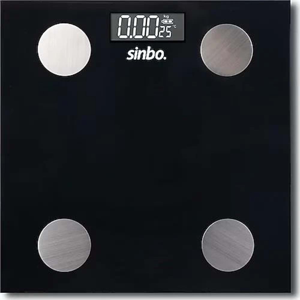 SİNBO SBS4466 YAĞ ÖLÇER AKILLI BASKÜL *10