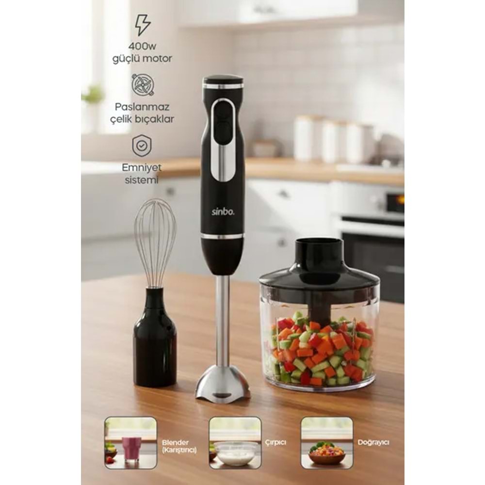 SİNBO SHB-7529 BLENDER SETİ*4