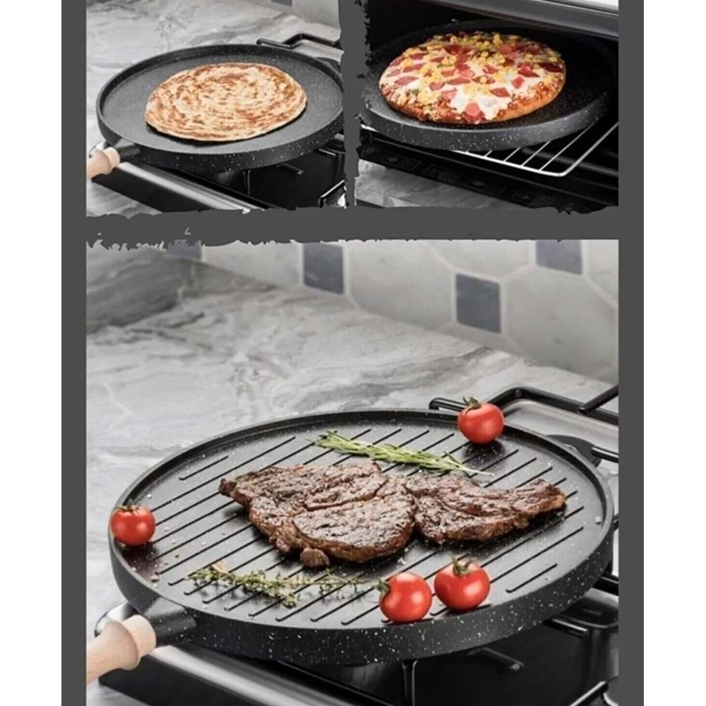 ÇİFT TARAFLI DÖKÜM GÖZLEME TAVA 36CM *10