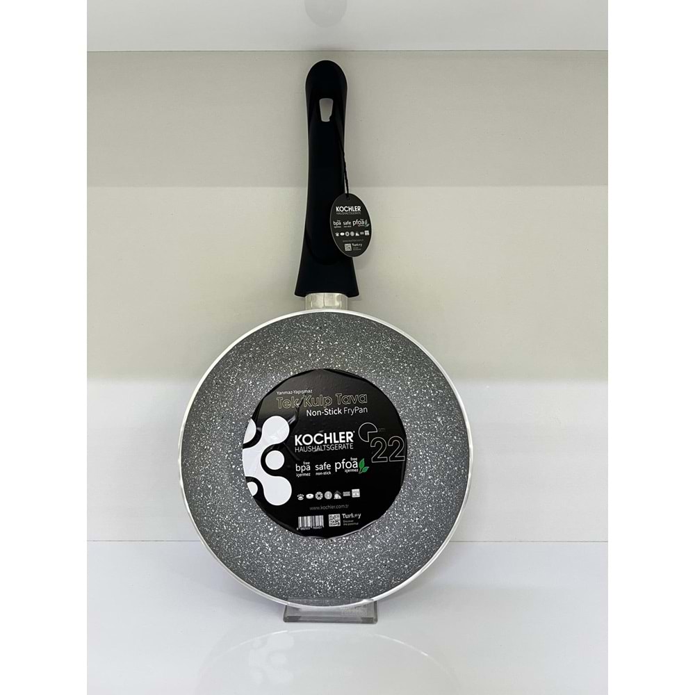 KOCHLER 22CM GRANİT TEK SAP TAVA*12