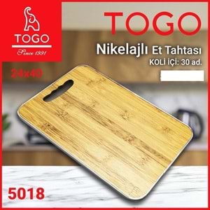 TOGO NİKELAJLI 5018 ET KESME TAHTASI 24X40 *30