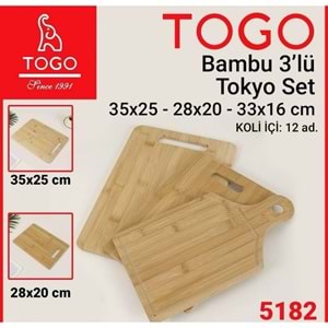 TOGO 3LÜ BAMBU TOKYO SET *12