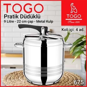 TOGO PRATİK 9LT DÜDÜKLÜ TENCERE *4