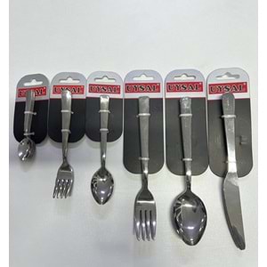 UYSAL SULTAN 6LI YEMEK ÇATALI*50