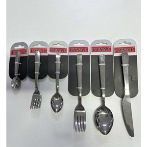 UYSAL SULTAN 6LI YEMEK BIÇAK *50