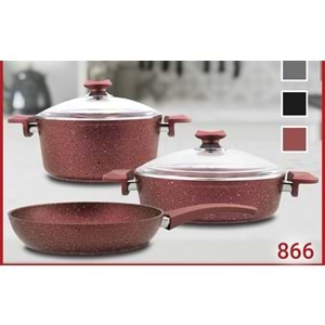 TOGO 7PRÇ 4MM GRANİT TENCERE SETİ