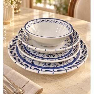 TULU PORSELEN 88276 REVE DESENLİ 24PRÇ YEMEK TAKIMI