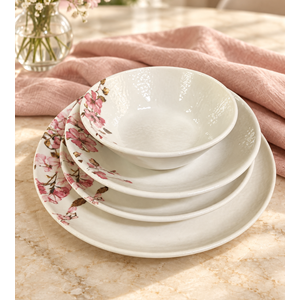 TULU PORSELEN 88281 SAKURA DESENLİ 24PRÇ YEMEK TAKIMI