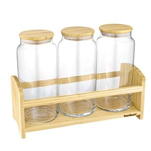 BAMBUM B4632 BENCH BÜYÜK 4PRÇ STANDLI BAHARATLIK*6