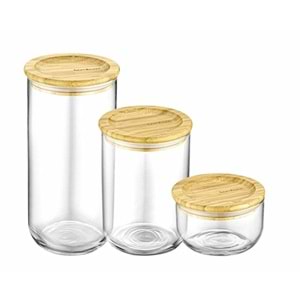 BAMBUM B4712 DUO 3LÜ CAM SAKLAMA SETİ