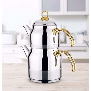 MORLİFE LAURA GOLD MAXİ BOY ÇAYDANLIK*8