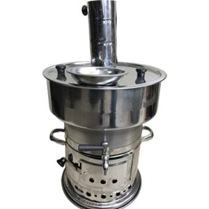 ÜZÜM ÇELİK 7LT TEK MUSLUK SEMAVER*12