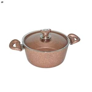 ÇIRAĞAN 24CM EZME GRANİT DERİN TENCERE *8