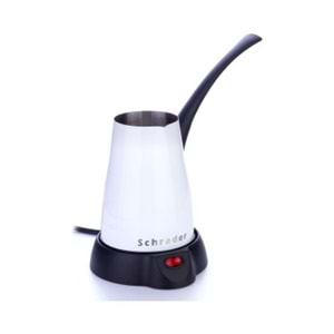 SCHRADER HAPPY ELEKTRİKLİ ÇELİK CEZVE BEYAZ*8