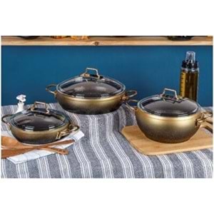 BONERA MARBELLA 6PRÇ TENCERE SETİ 18-22-24