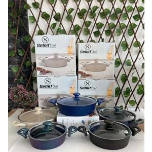 SELNİF 22NO BASIK GRANİT TENCERE