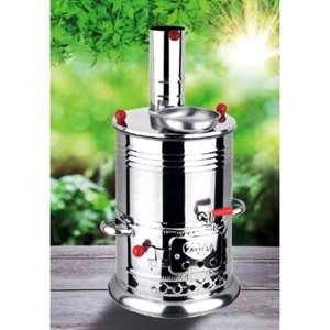 ÜZÜM ÇELİK 5LT TEK MUSLUK SEMAVER *15