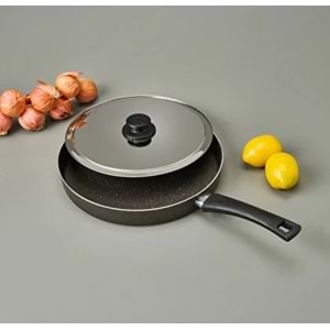 TEFLON 28CM KAPAKLI KARADENİZ BALIK TAVASI *20