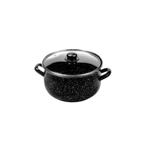 TAŞEV MİDNİGHT 18CM EMAYE TENCERE*6