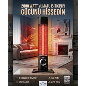 YUMATU 2000W KULE TİPİ ISITICI*6