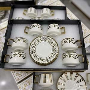 TEKBİR YX230308 LÜX 6LI KAHVE FİNCANI*12