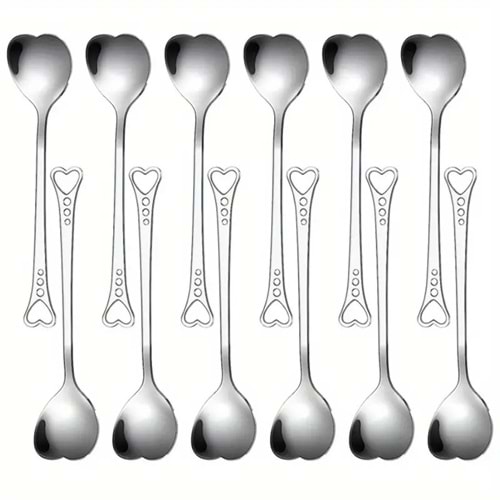 SEYRAN KALPLİ ÇAY KAŞIK 6LI