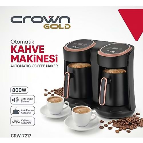 CROWN 2 Lİ OTOMATİK KAHVE MAKİNESİ*4