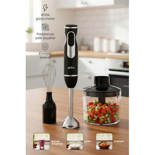 SİNBO SHB-7529 BLENDER SETİ*4