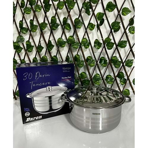 BARON 28 NO ÇELİK TENCERE*4