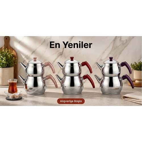EMF PREMIUM KÜRE ORTA BOY ÇAYDANLIK TAKIMI*8
