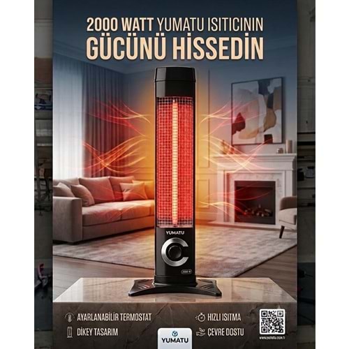 YUMATU 2000W KULE TİPİ ISITICI*6