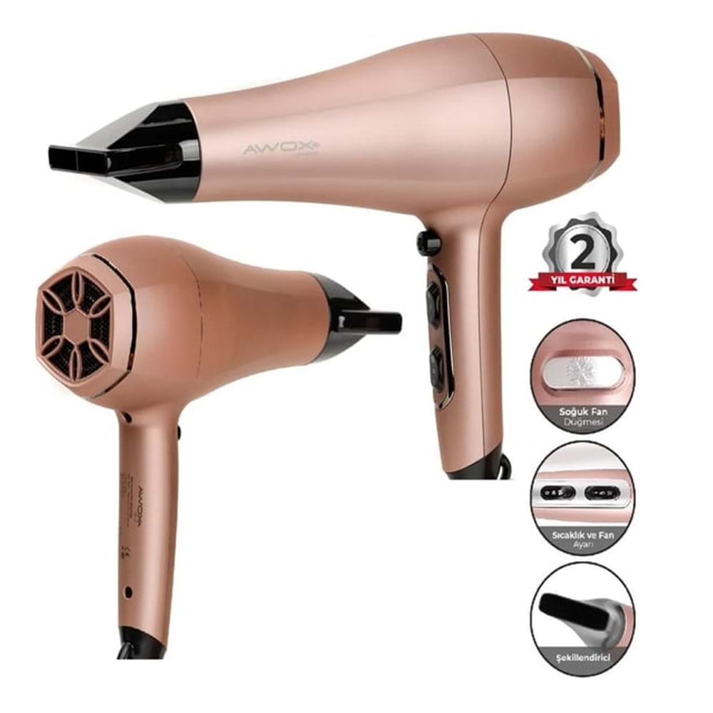 AWOX AXİON SAÇ KURUTMA MAKİNESİ 2200W*12
