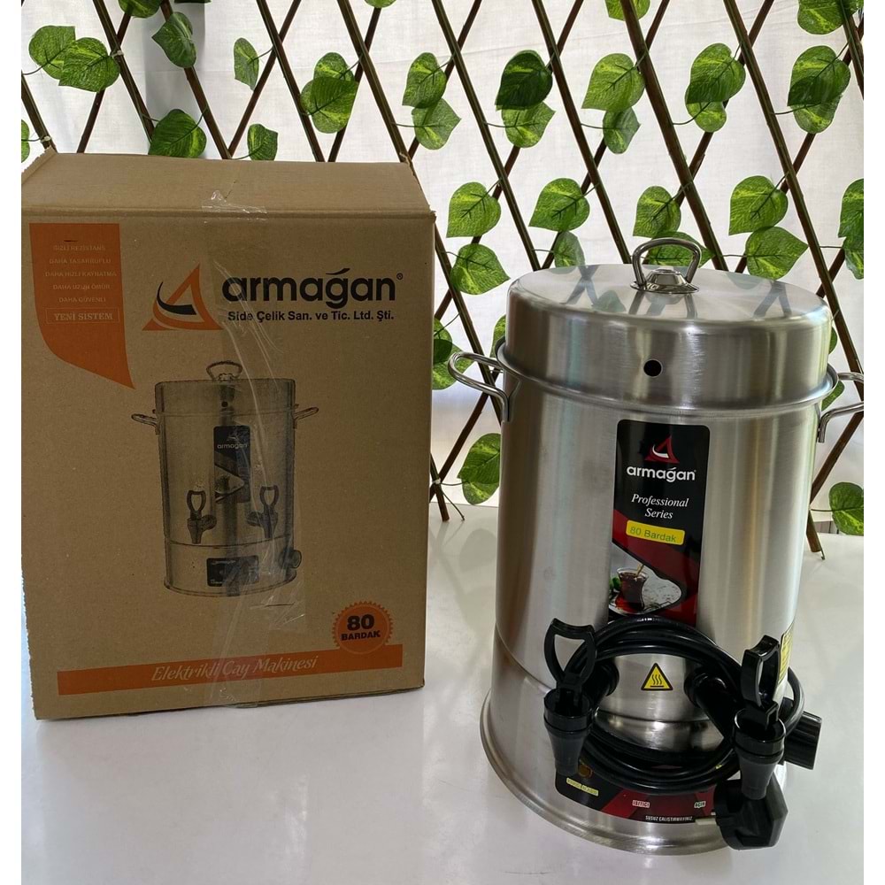 ARMAĞAN 80 BARDAK ELEKTRİKLİ ÇAY OTAMATI