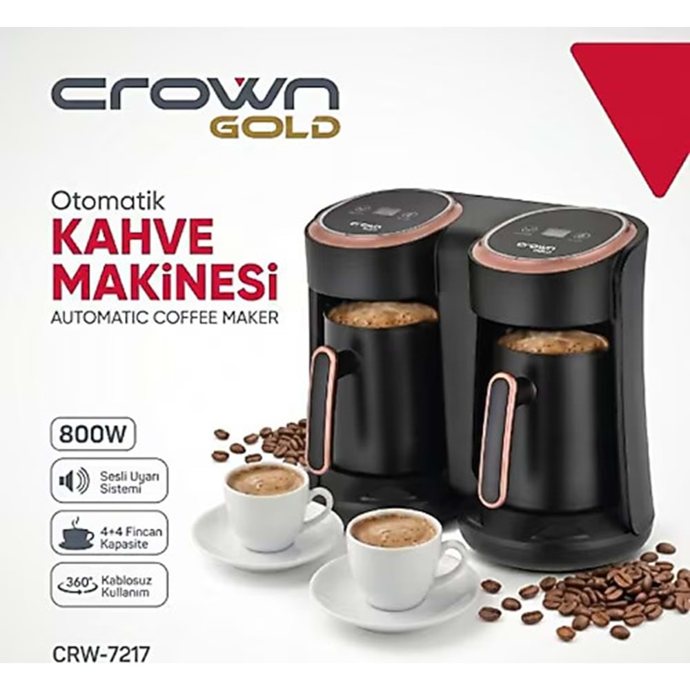 CROWN 2 Lİ OTOMATİK KAHVE MAKİNESİ*4