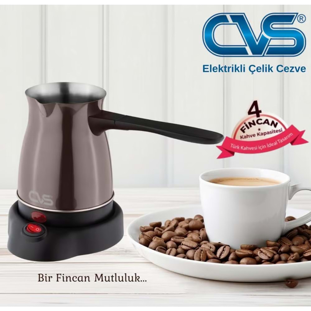 CVS LÜX RENKLİ ÇELİK CEZVE*12