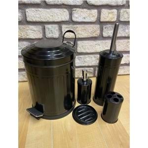 NOSTALJİ 5 PRÇ METAL BANYO SETİ*6