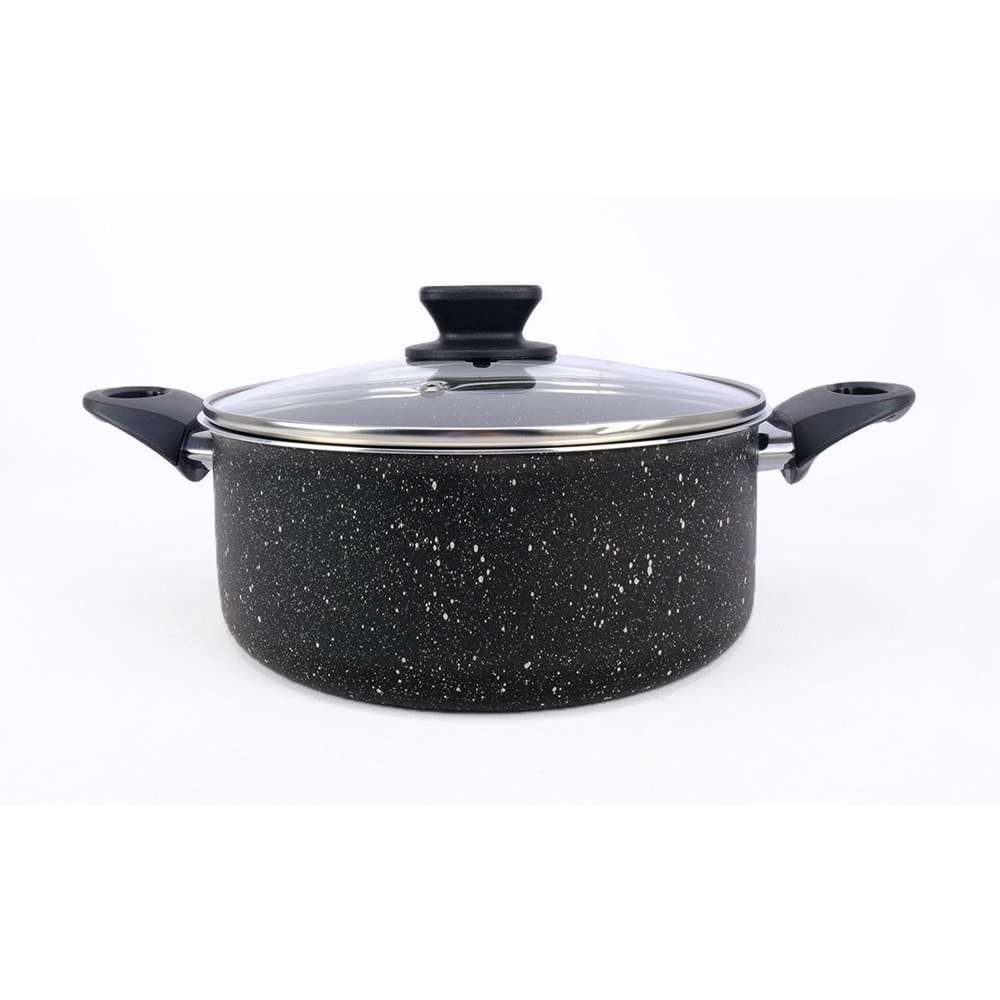 LİDER HİRA 28CM GRANİT DERİN TENCERE*4