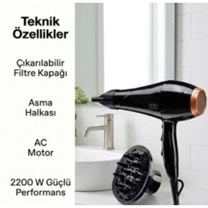 OLİKA PROFESYONEL FÖN MAKİNESİ*6