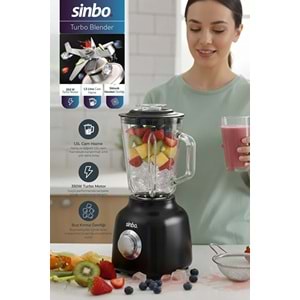 SİNBO SHB-7516 TURBO BLENDER CAM HAZNELİ*4