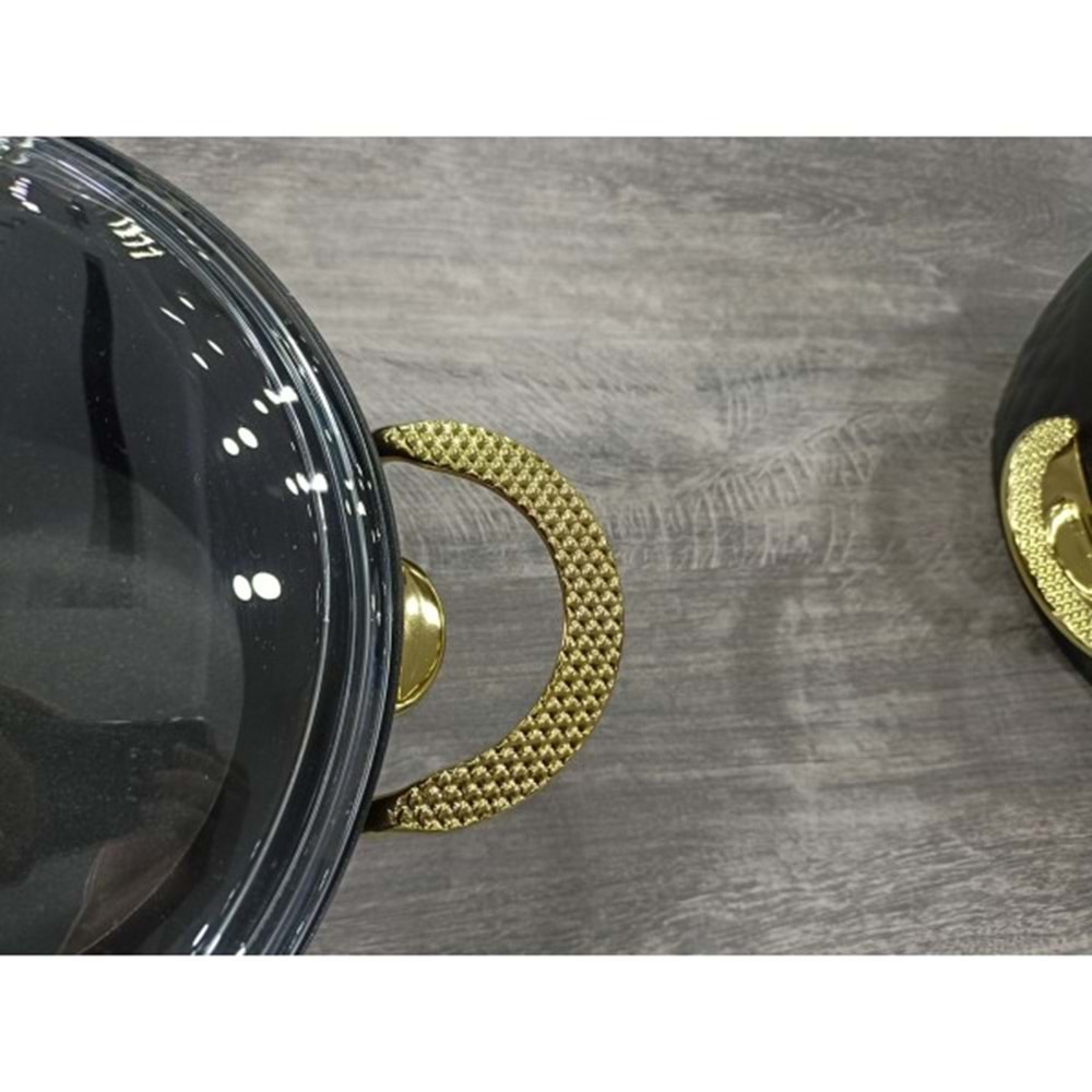 REMETTA GRANİT CARLA GOLD 7 PRÇ TENCERE SETİ